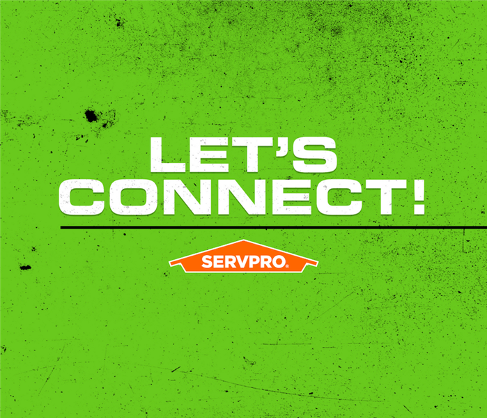 SERVPRO lets connect sign