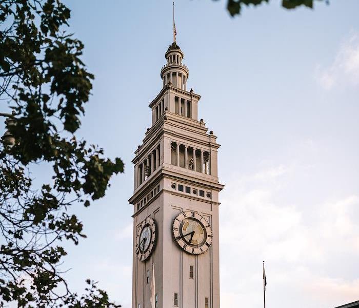 Clock tower in Silicon Valley
